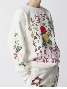 Urban Outfitters Market Life Cycle Crewneck Sweatshirt Medium
